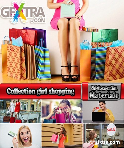 Collection girl woman shopping supermarket shop buy happiness 25 HQ Jpeg