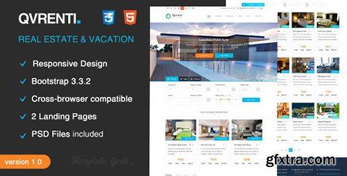 ThemeForest - Qvrenti v1.0 - Responsive Real Estate HTML5 Template - 12071155