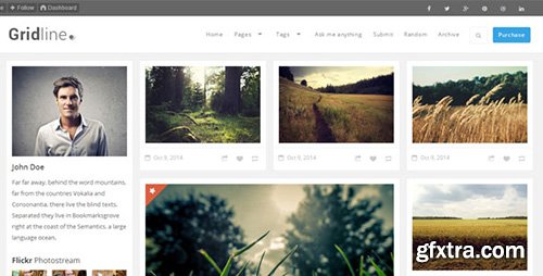 ThemeForest - GridLine v1.0 - Responsive Grid Theme - 9230767