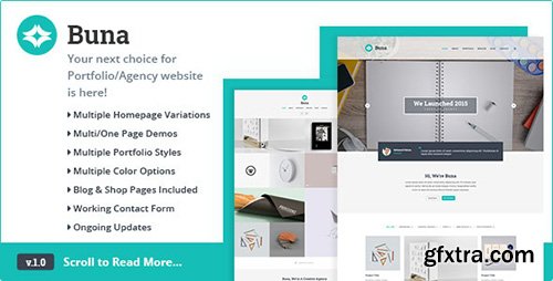 ThemeForest - Buna v1.0 - Your Next Agency/Portfolio HTML Template - 11571099