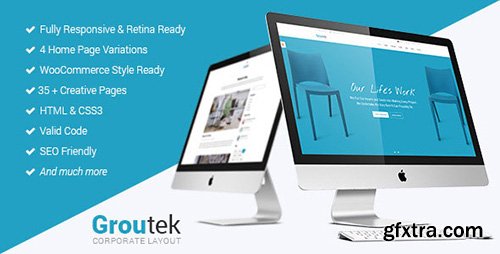 ThemeForest - Groutek v1.0 - Creative Multipurpose Website Template - 11062308