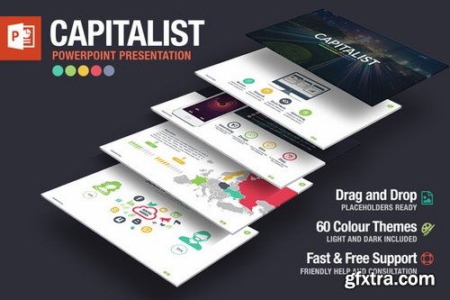 CM - Capitalist Powerpoint Template 296874