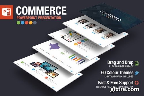 CM - Commerce Powerpoint Template 288226