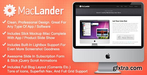 ThemeForest - MacLander v1.0 - Premium HTML App Site Template - 839717