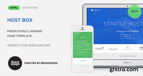 ThemeForest - Host Box v1.0 - HTML5 Landing Page Template - 12120861