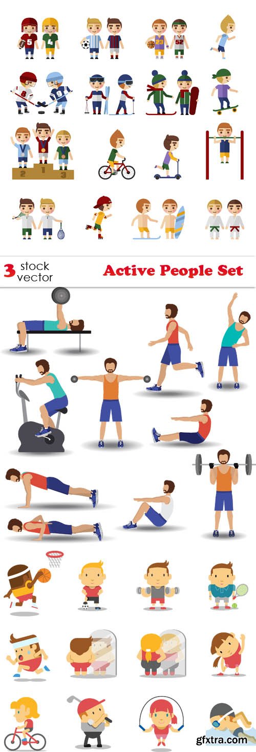 Vectors - Active People