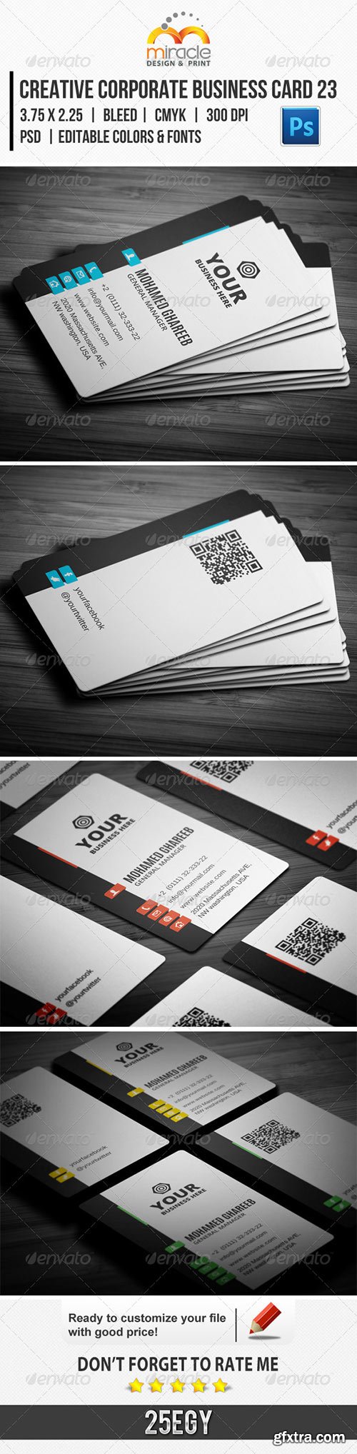 GraphicRiver - Creative Corporate Business Card 23 6012193