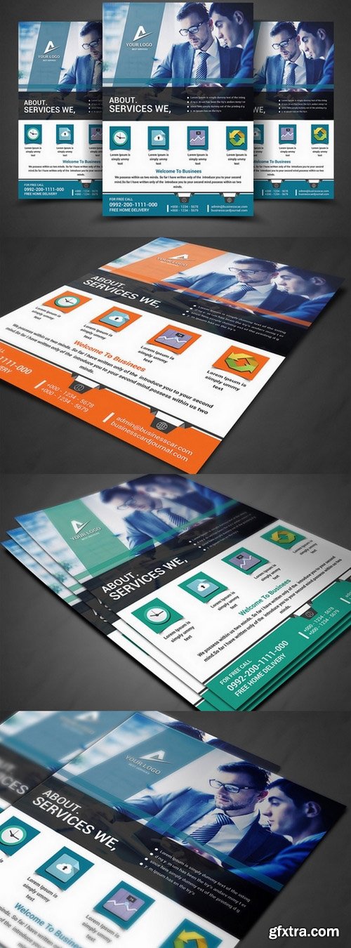 CM - Business Planner Flyers Print Template 297687