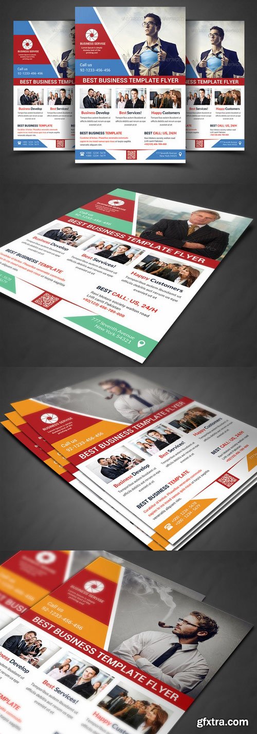 CM - Corporate Flyer Print Templates 296033