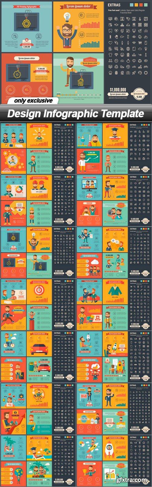 Design Infographic Template - 14 EPS