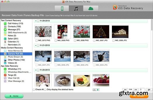 Tenorshare iOS Data Recovery 6.6.0.6 (Mac OS X)