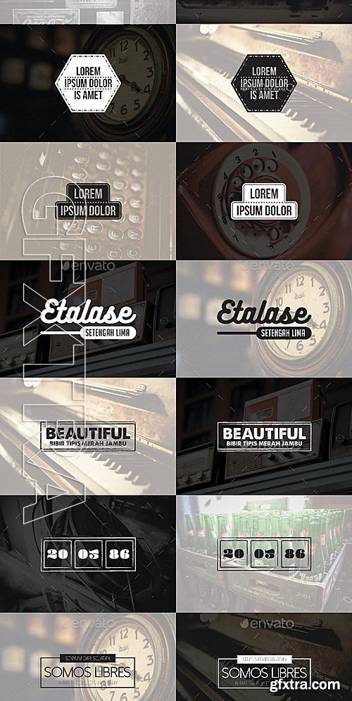 GraphicRiver - 87 Vintage Badges and Stickers - Bundle Vol1 12737546