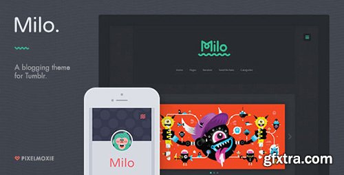 ThemeForest - Milo v1.0.3 - A Blogging Theme for Tumblr - 10050509