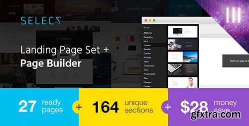 ThemeForest - Select v1.0 - Landing Page Set with Page Builder - 11407624