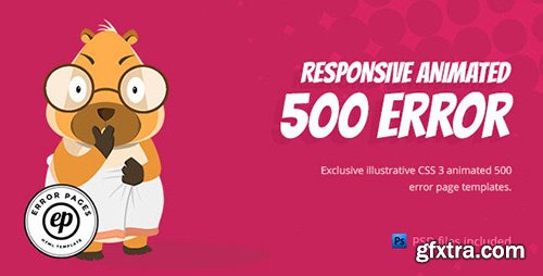 ThemeForest - 500 Error v1.0 - CSS Animated HTML Template - 11199059