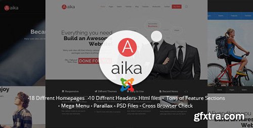 ThemeForest - Aaika v1.0 - Responsive Multipurpose Joomla Template - 11381718