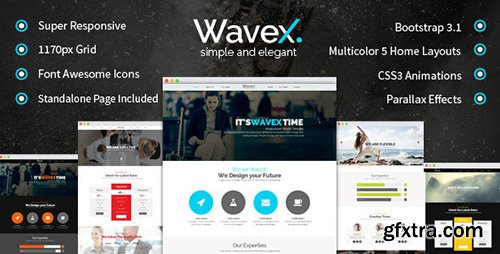 ThemeForest - WaveX v1.0.0 - One Page Parallax Joomla Template - 12043273