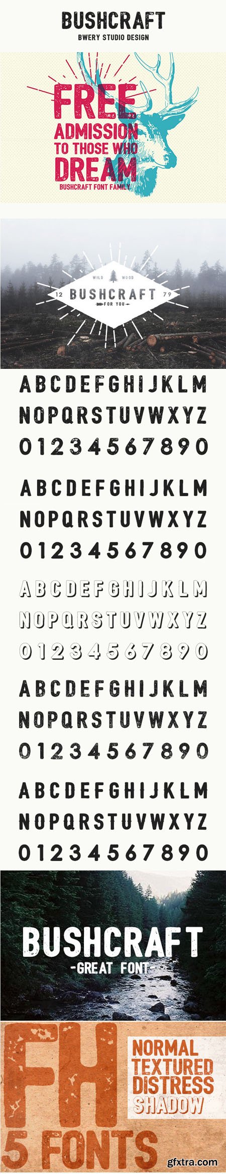 Bushcraft Font Family (OTF)