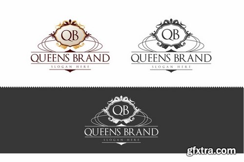 CM - Queens Brand Logo Template 13595