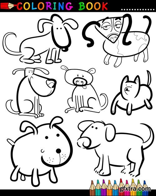 Funny Animal Coloring Book - 10xEPS