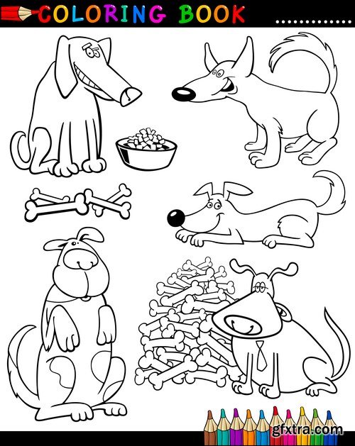 Funny Animal Coloring Book - 10xEPS