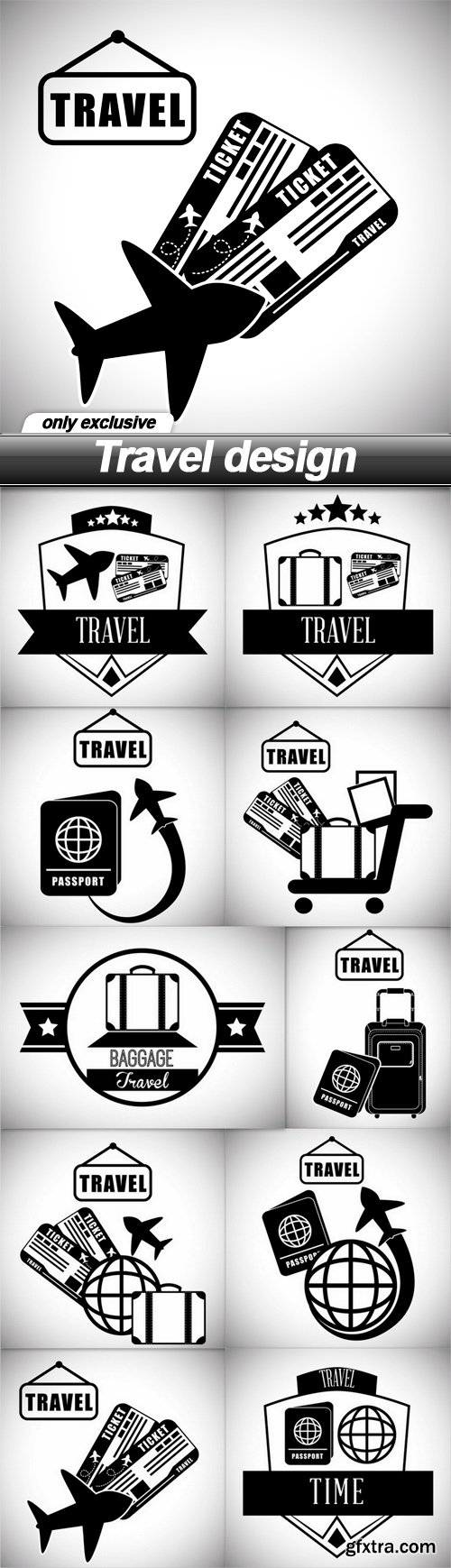 Travel design - 10 EPS