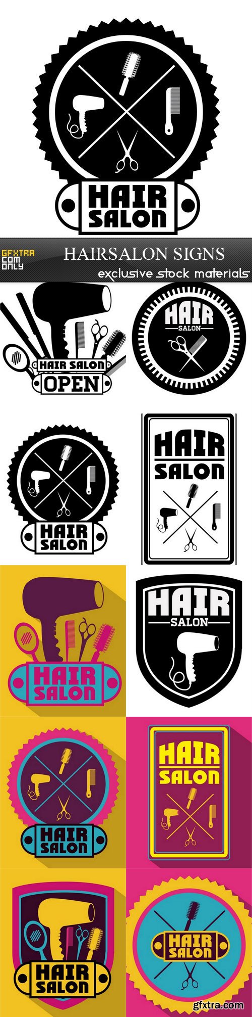 Hairsalon signs 0