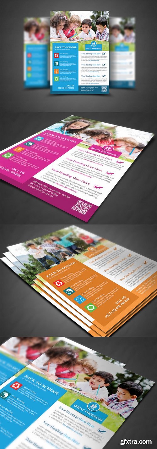 CM - Education Flyer Print Templates 289425