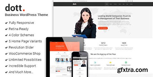 ThemeForest - Dott v1.0 - Business WordPress Theme - 12610473