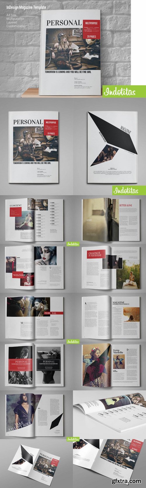 CM - InDesign Magazine Template 187976