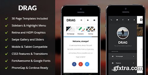 ThemeForest - Drag v1.0 - Mobile & Tablet Responsive Template - 10861154