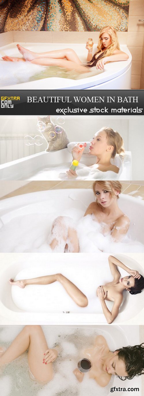 Beautiful Women in Bath - 5 UHQ JPEG