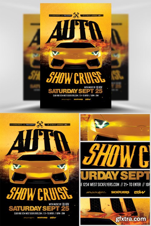 Auto Show Flyer Template 2