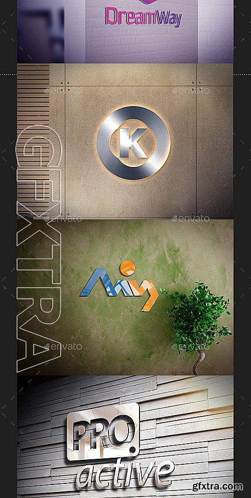 GraphicRiver - Corporate Logo Mock-up Bundle 12443583