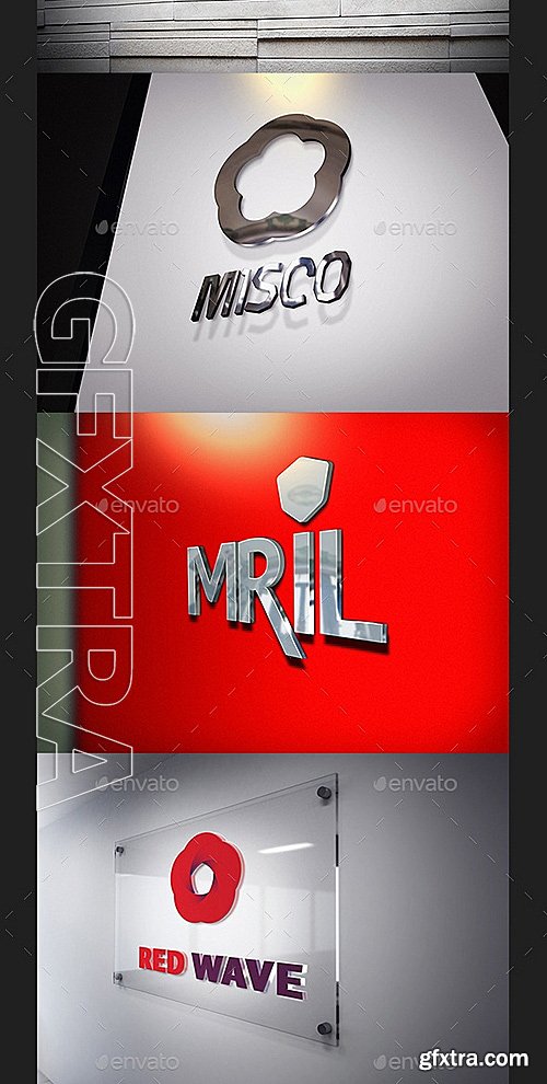 GraphicRiver - Corporate Logo Mock-up Bundle 12443583