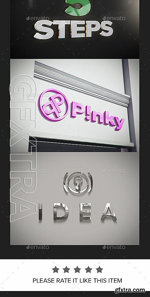 GraphicRiver - Corporate Logo Mock-up Bundle 12443583