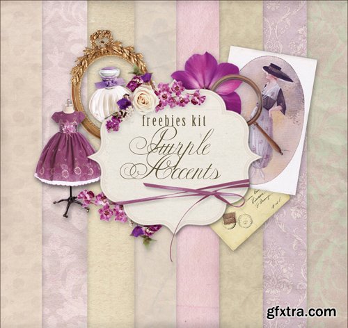 Scrap Kit - Purple Accents