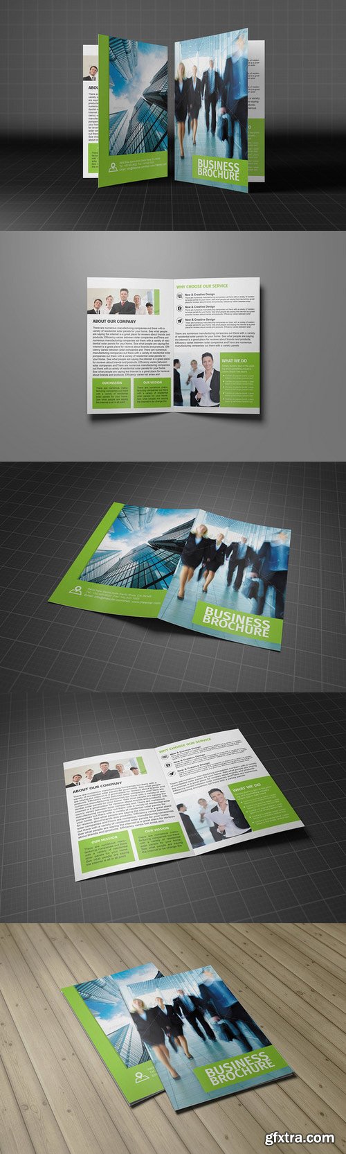 CM - Bifold Corporate Brochure Template 234512