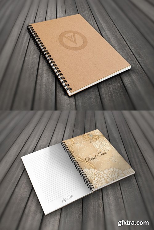 Spiral Book Mockup