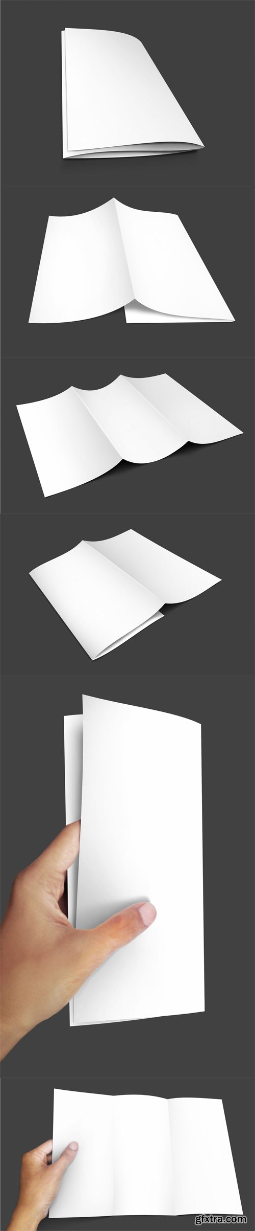 Trifold Brochure Mockups