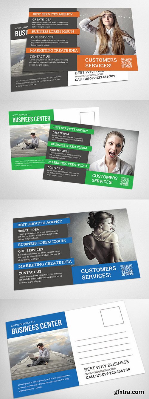 CM - Corporate Business Postcard Template 336747