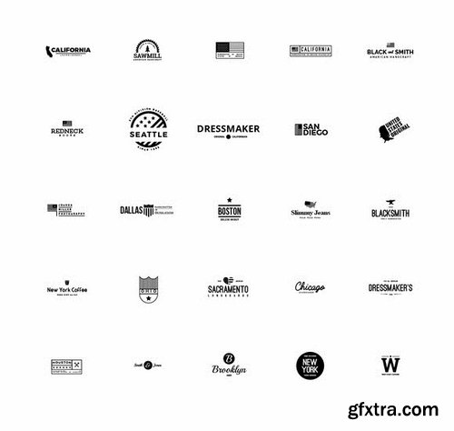 CM - [Pack 04] 25 Modern Logo Templates 322784