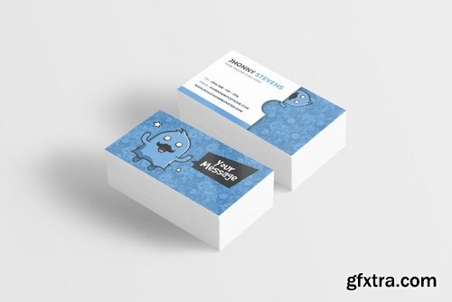 CM - Moustache Monster Business Card 363377