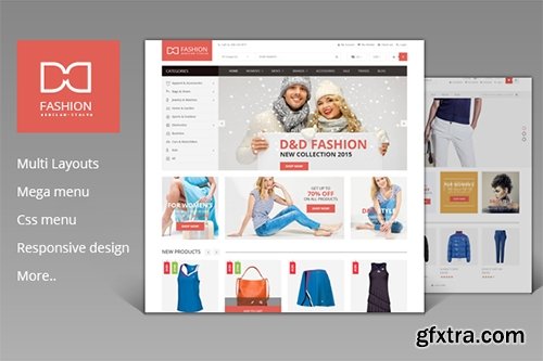 Fashion - Responsive Magento Theme - CM 242737