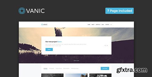 ThemeForest - Vanic v1.0 - Clean Multipurpose Portfolio Template - 12377319