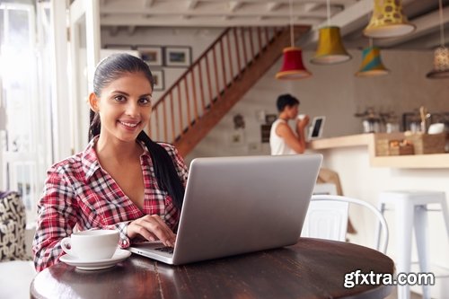 Collection of girl with a laptop computer woman 25 HQ Jpeg