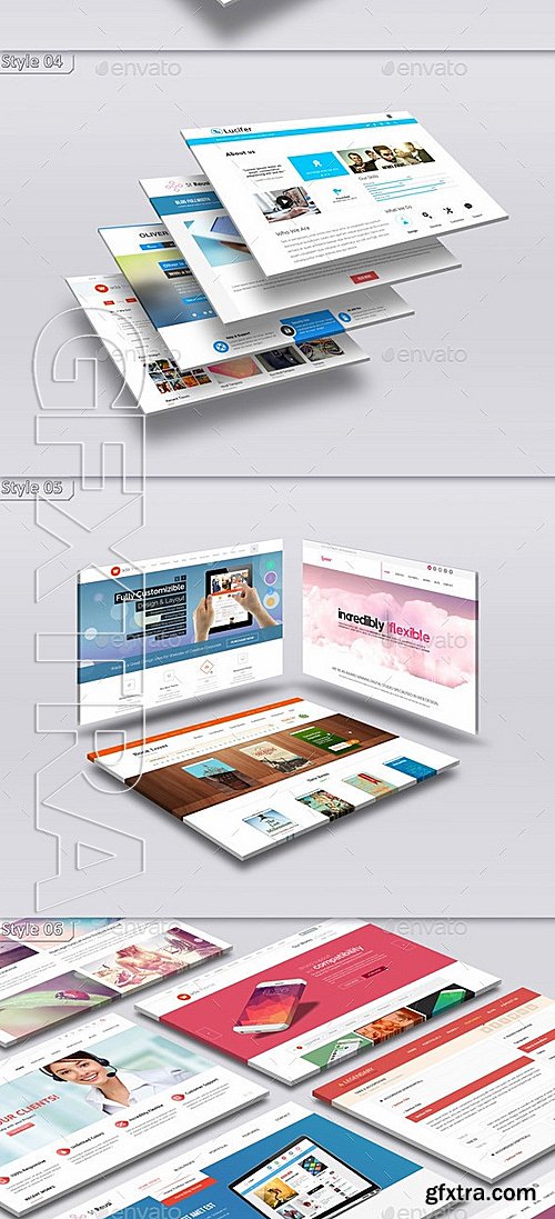 GraphicRiver - 3D Desktop Screen Mock-Ups 12521745