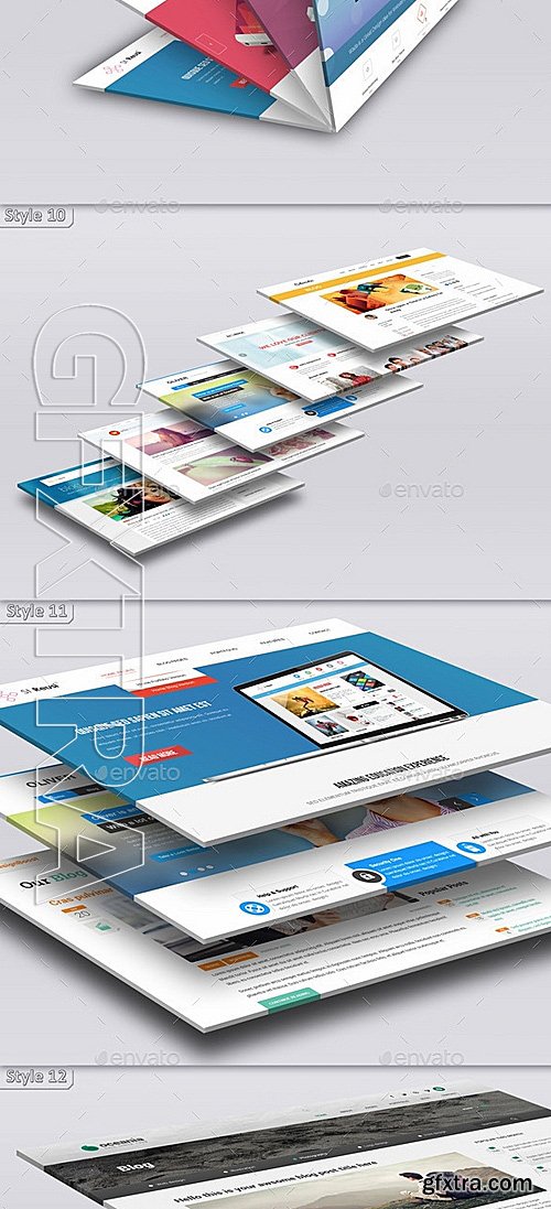 GraphicRiver - 3D Desktop Screen Mock-Ups 12521745