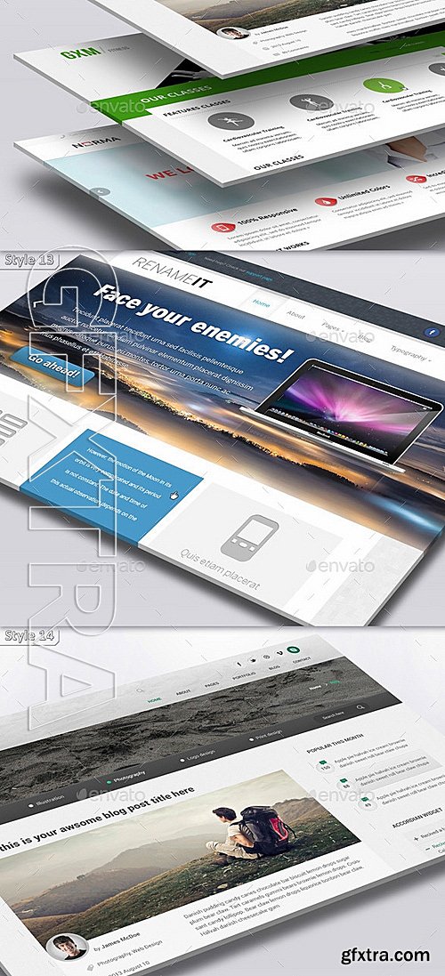 GraphicRiver - 3D Desktop Screen Mock-Ups 12521745