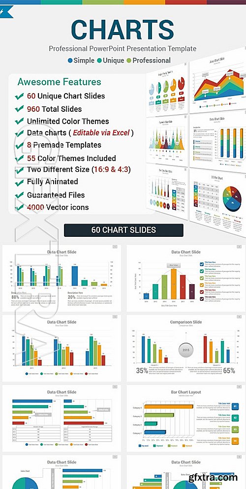 GraphicRiver - Data Charts PowerPoint Presentation Template 12522804